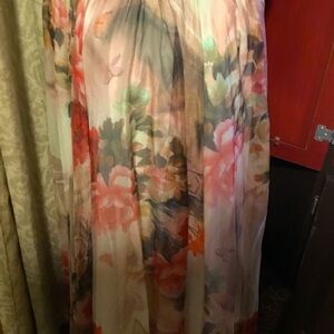 NWOT lined Shear skirt by Shein